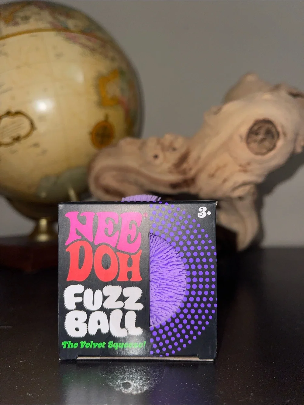 NeeDoh Fuzz Ball The Velvet Squeeze! - Purple